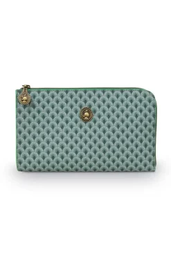 Pip Studio Beauty Cases<Toilettas Rits Suki Groen
