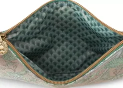 Pip Studio Make-Up Tasjes<Toilettas Vlak Medium Kyoto Festival Groen