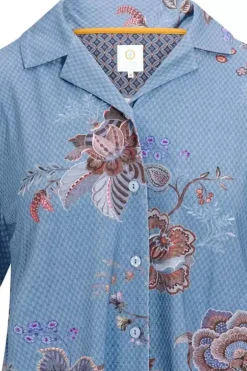 Pip Studio T-Shirts<Top Korte Mouw Cece Fiore Blauw
