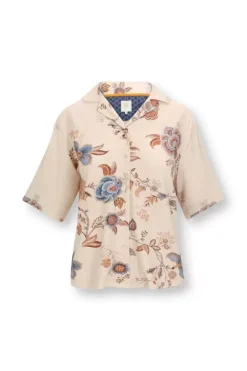 Pip Studio T-Shirts<Top Korte Mouw Cece Fiore Wit