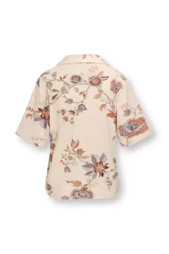Pip Studio T-Shirts<Top Korte Mouw Cece Fiore Wit