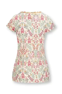 Pip Studio Strandkleding<Top Korte Mouw Primavera Wit