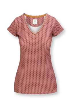 Pip Studio T-Shirts<Top Korte Mouw Tegola Roze