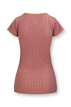 Pip Studio T-Shirts<Top Korte Mouw Tegola Roze
