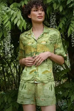 Pip Studio T-Shirts<Top Korte Mouw Toscana Groen