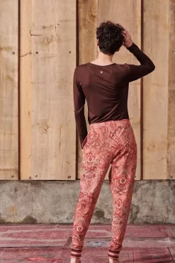 Pip Studio Lange Mouwen T-Shirts<Top Lange Mouw Solid Terra Rood