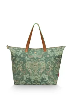 Pip Studio Weekendtassen<Tote Bag Kyoto Festival Groen