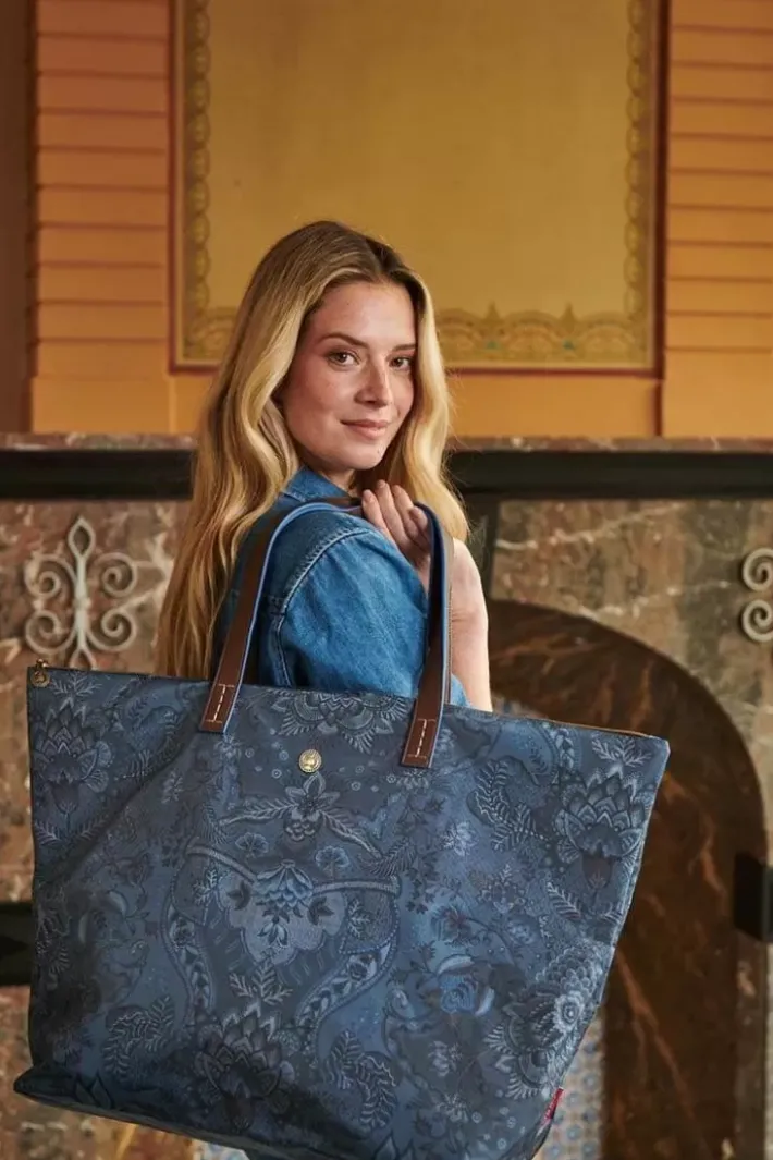 Pip Studio Weekendtassen<Tote Bag Kyoto Festival Blauw