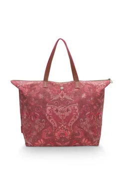 Pip Studio Weekendtassen<Tote Bag Kyoto Festival Donker Roze