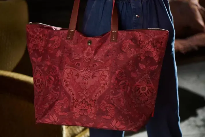 Pip Studio Weekendtassen<Tote Bag Kyoto Festival Donker Roze