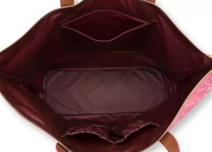 Pip Studio Weekendtassen<Tote Bag Kyoto Festival Donker Roze