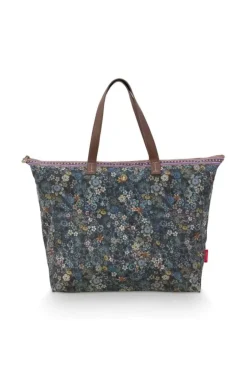 Pip Studio Shoppers<Tote Bag Tutti I Fiori Blauw