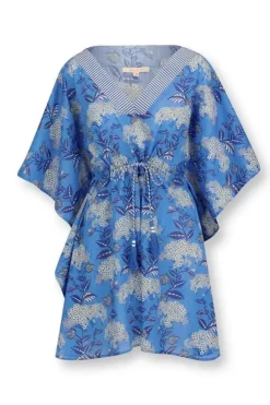 Pip Studio Jurken<Tuniek Flora Firenze Kobalt Blauw