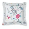 Pip Studio Kussens<Vierkant Sierkussen Flower Festival Wit