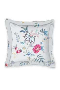Pip Studio Kussens<Vierkant Sierkussen Flower Festival Wit