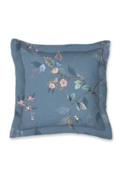 Pip Studio Sierkussens<Vierkant Sierkussen Kawai Flower Blauw