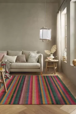 Pip Studio Rechthoekige Vloerkleden<Vloerkleed Jacquard Stripes By Pip Multi