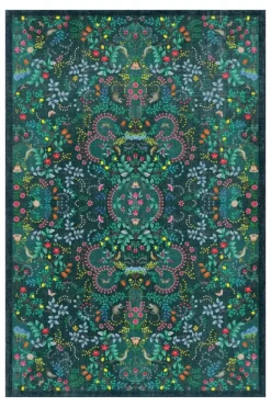 Pip Studio Rechthoekige Vloerkleden<Vloerkleed Jungle Animals By Pip Blauw