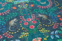 Pip Studio Rechthoekige Vloerkleden<Vloerkleed Jungle Animals By Pip Blauw