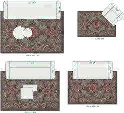 Pip Studio Rechthoekige Vloerkleden<Vloerkleed Moon Delight By Pip Khaki