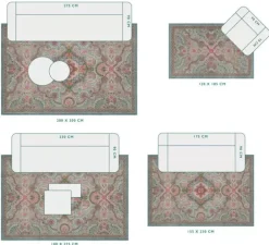 Pip Studio Rechthoekige Vloerkleden<Vloerkleed Moon Delight By Pip Licht Khaki