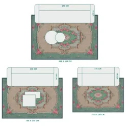Pip Studio Rechthoekige Vloerkleden<Vloerkleed Pip Chique By Pip Groen