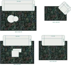 Pip Studio Rechthoekige Vloerkleden<Vloerkleed Pip Garden By Pip Donkerblauw
