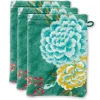Pip Studio Washandjes<Washandje Set/3 Good Evening 16X22 Cm Groen