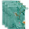 Pip Studio Washandjes<Washandje Set/3 Les Fleurs 16X22 Cm Groen