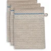 Pip Studio Washandjes<Washandje Set/3 Soft Zellige 16X22 Cm Khaki