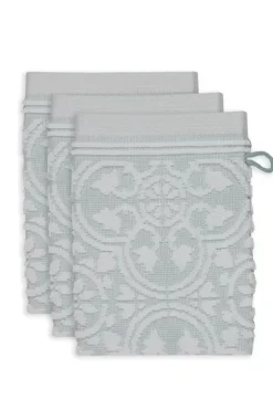 Pip Studio Washandjes<Washandje Set/3 Tile De Pip Licht 16X22 Cm Blauw