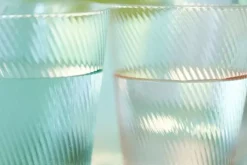 Pip Studio Waterglazen<Water Glas Gedraaid Blauw