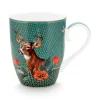 Pip Studio Theemokken<Winter Wonderland Mok Groot Groen