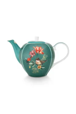 Pip Studio Theepotten<Winter Wonderland Theepot Groot Groen