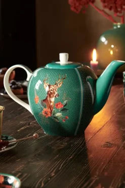 Pip Studio Theepotten<Winter Wonderland Theepot Groot Groen